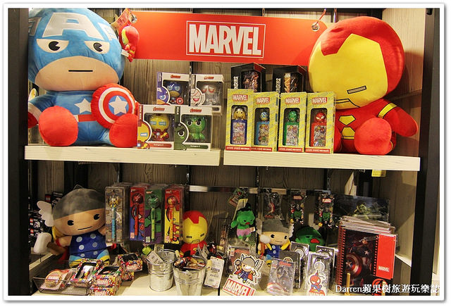 微風松高專櫃,迪士尼台灣專賣店,超級英雄專賣店
