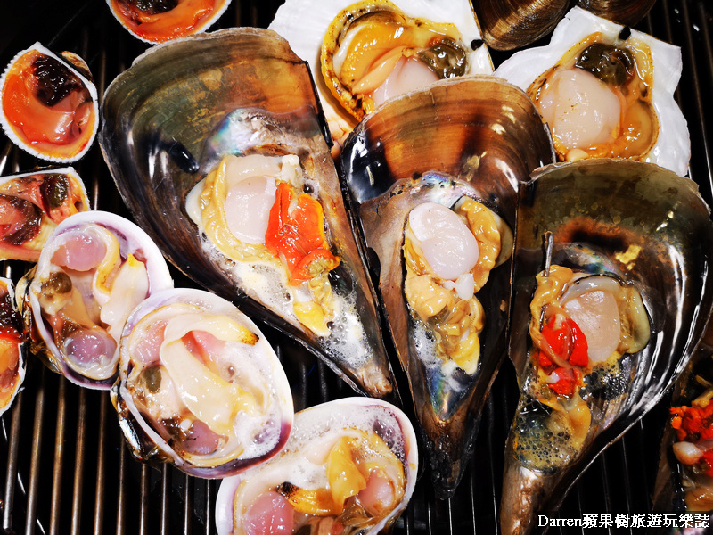 釜山美食,釜山烤貝吃到飽,釜山烤海鮮吃到飽,烤貝,釜山吃到飽